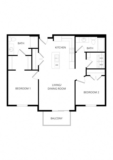 a floor plan of a house showing the living room and dining room